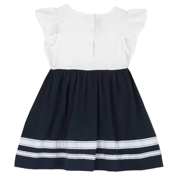 Best Chicco Vestido Com Manga De Folhos